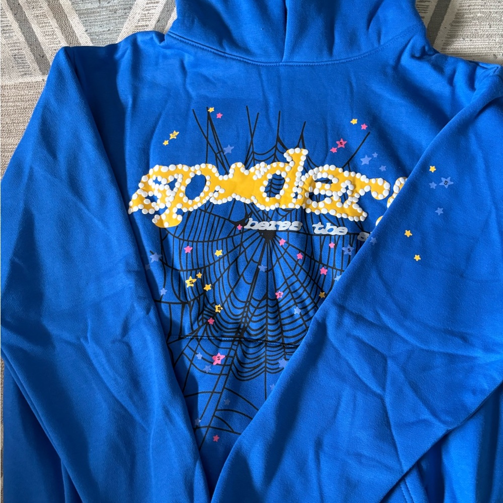 Blue Spider Graphic Men's Sweater